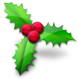 File:Christmas-Holly png-256x256.png