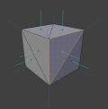Thumbnail for File:Triangulated Cube with Normals 2.png