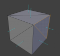 Thumbnail for File:Triangulated Cube with Normals.png